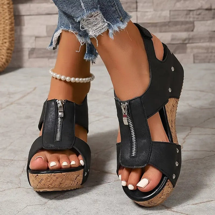 Camila™ - Stylische Retro Keilsandalen