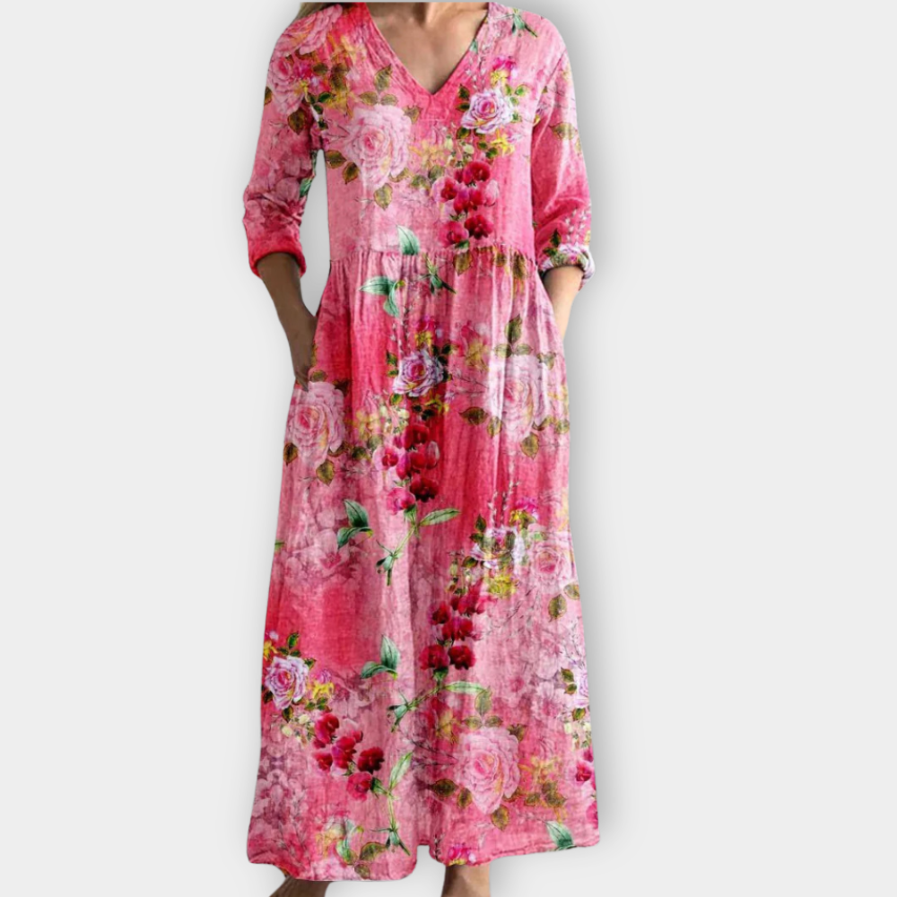 Ysora | Boho Maxikleid aus weichem Premiumstoff