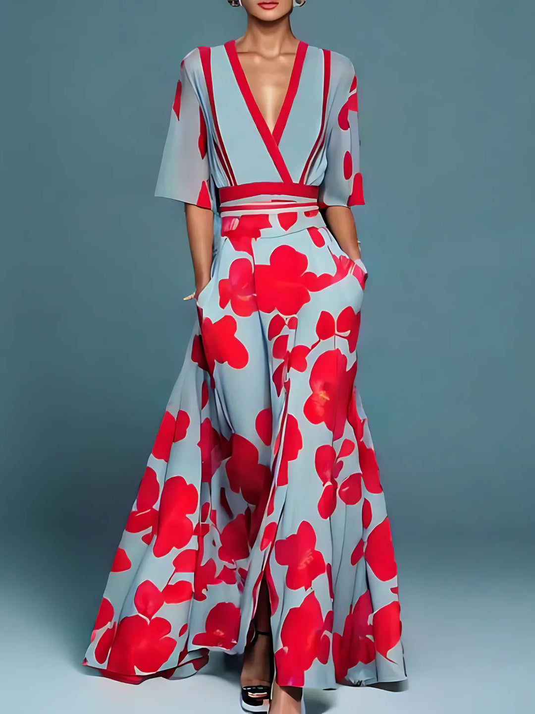 Elise™ - Elegantes Blumen Kleid