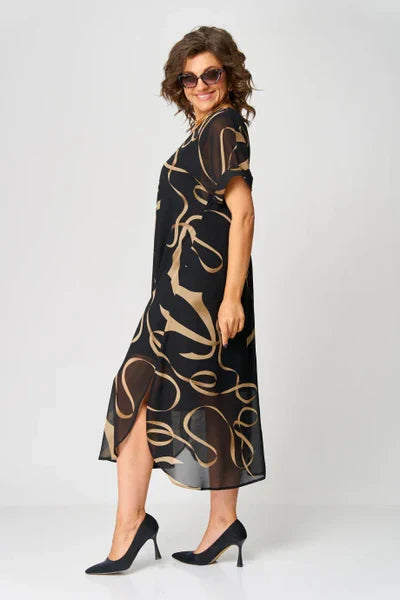 Hanna™ - Elegantes Chiffonkleid