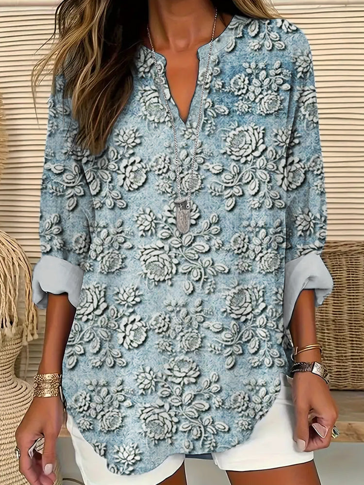Marvella™ - Bluse mit Petal Mist Druck