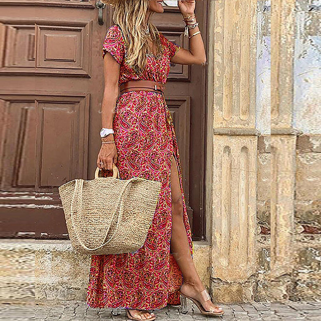Vieve™ - Maxi Ibiza Kleid - Inklusive Gürtel