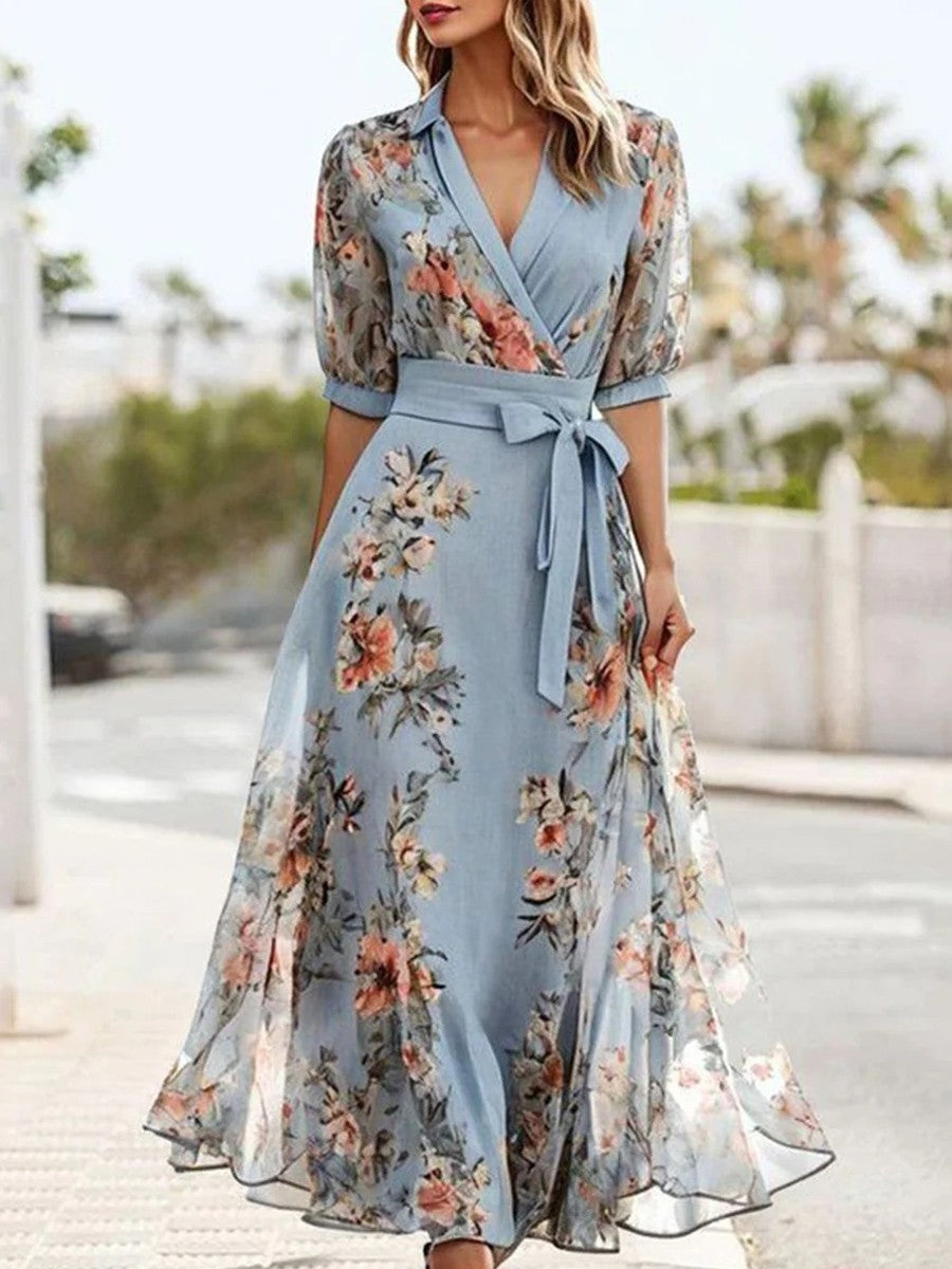 Elsie™ - Schickes Floral-Midi-Kleid
