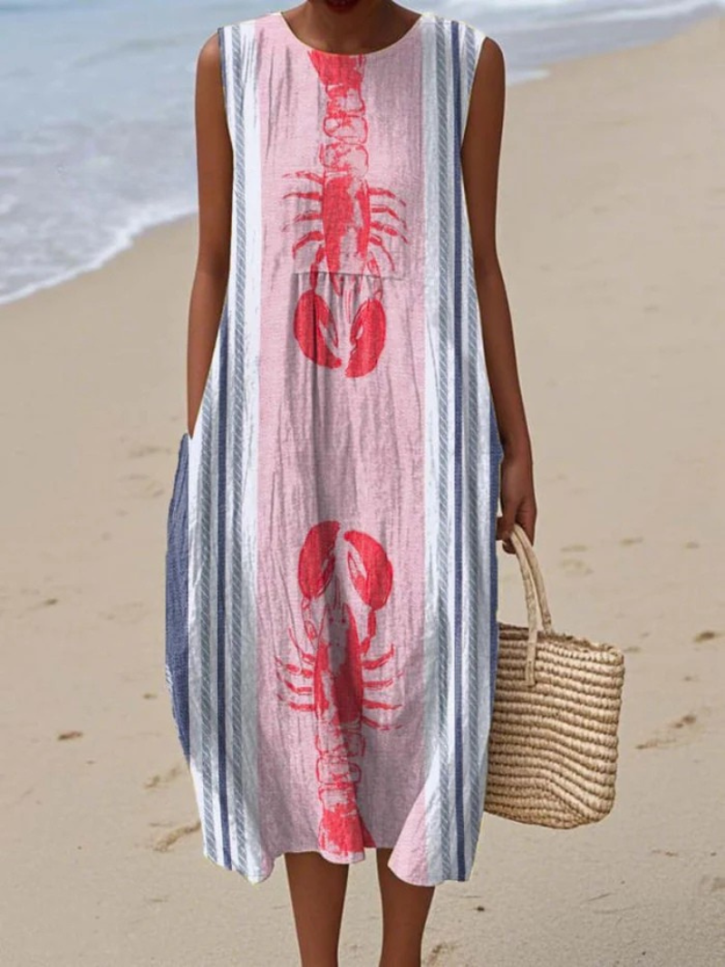 Künstlerisches Strandkleid