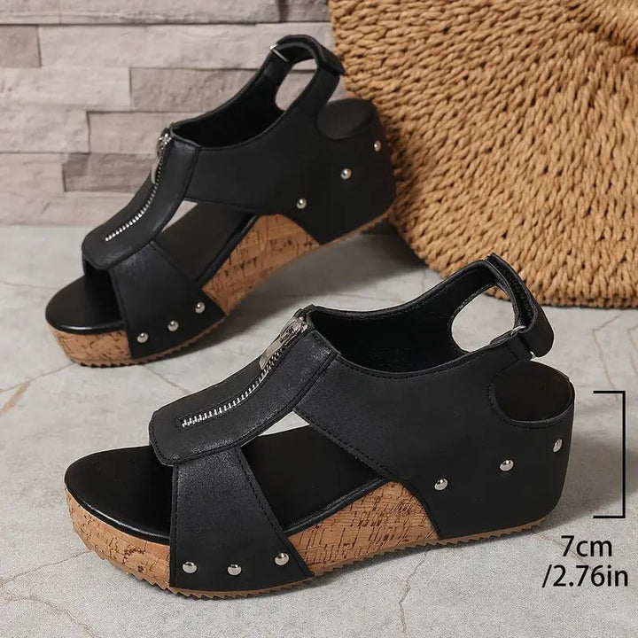 Camila™ - Stylische Retro Keilsandalen