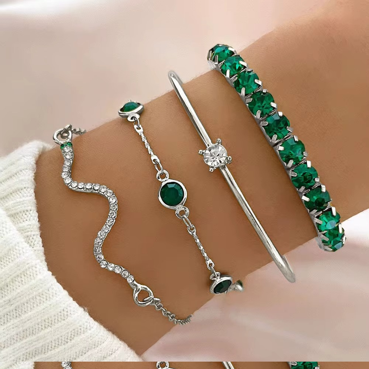 Celeste™ - Elegantes 4-teiliges Armband-Set