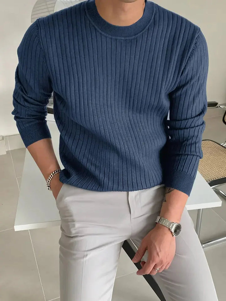 Brit & Boho™️ | Mike Essential Rundhalspullover