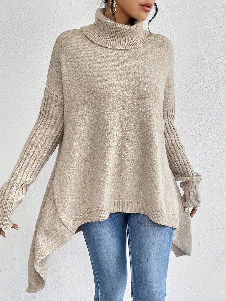 Bridgette™ - Bequemer langer Rollkragenpullover