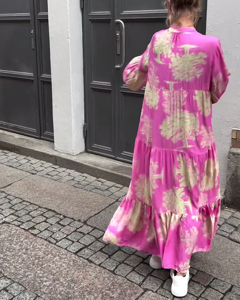 Diana™ - Bequemes Patchwork-Maxikleid