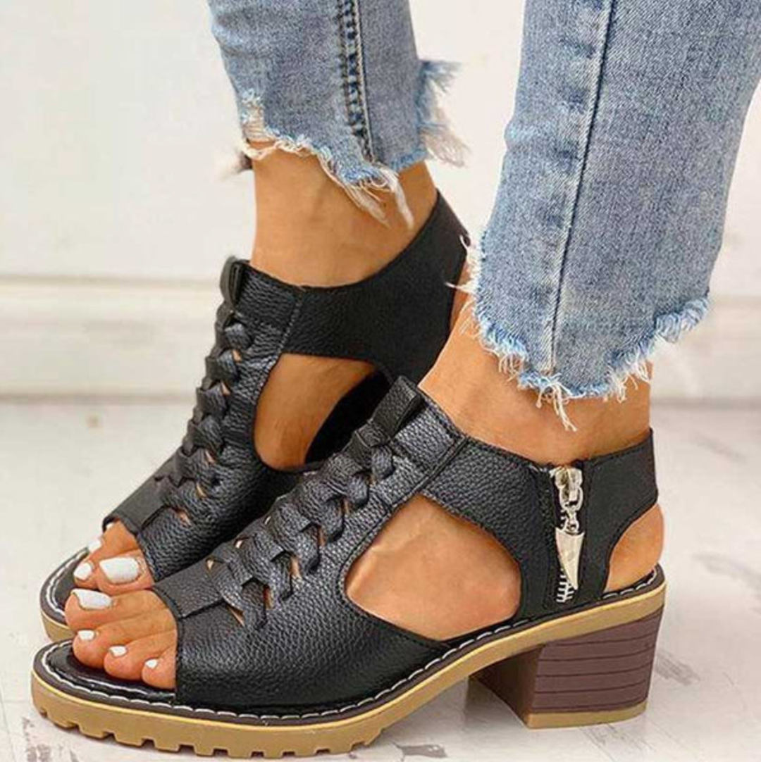 Steffie™ - Orthopädische Damen-Sandalen mit Blockabsatz