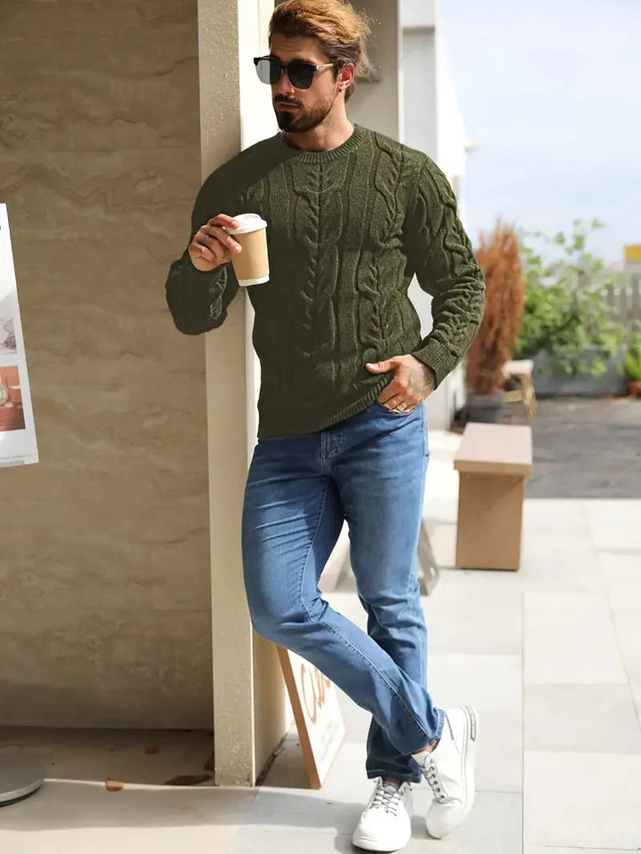 Brit & Boho™️ | Graphica Geo Strickpullover