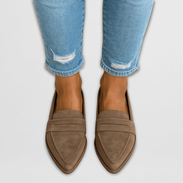 Alessia | Weiche Wildleder Slipper
