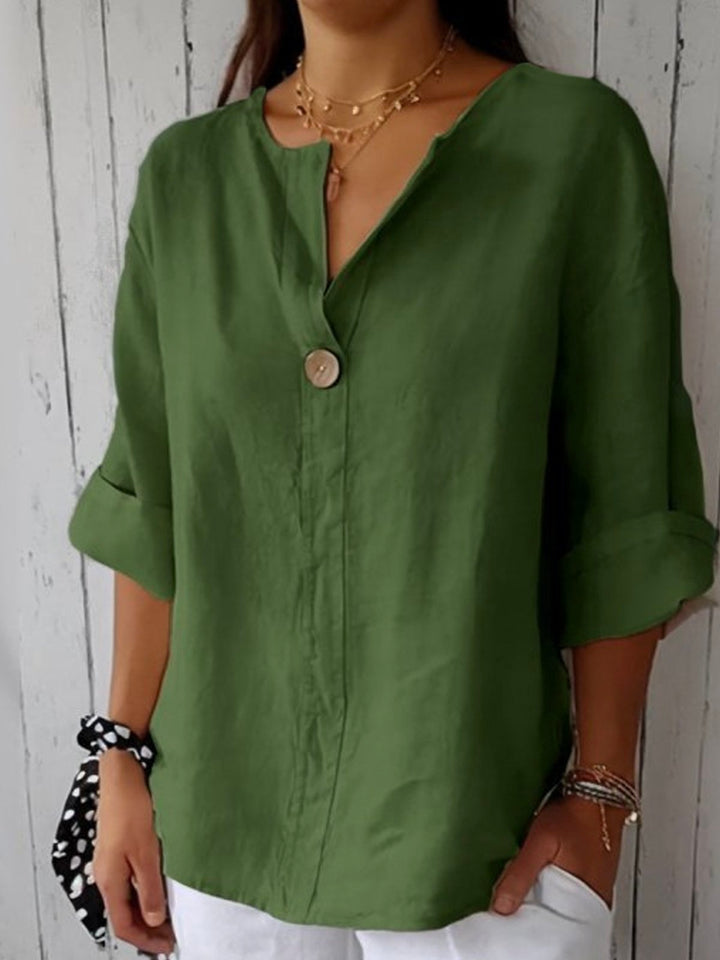 Jessa™ - Legere V-Ausschnitt Bluse