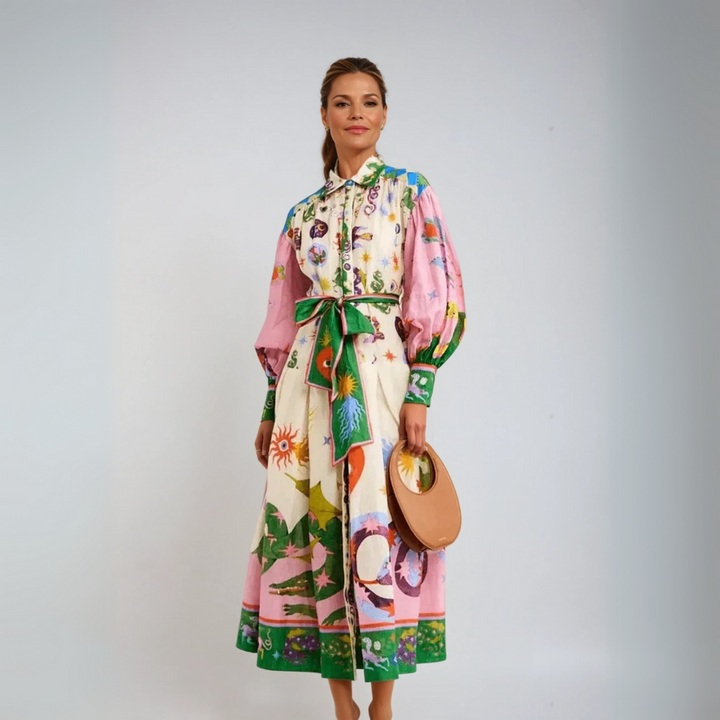 Dorthe™ | Elegantes Maxikleid aus Italien