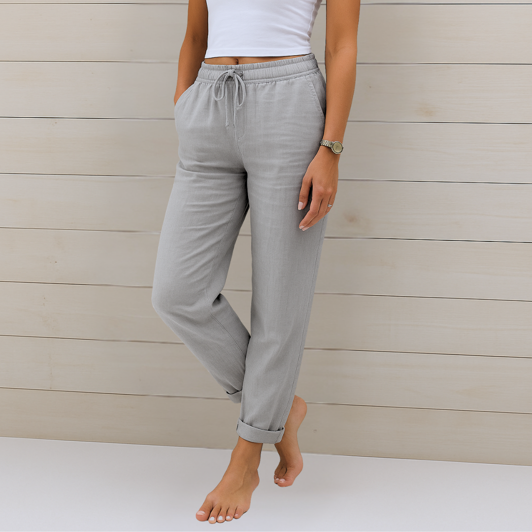 Alyse™ - Premium Leinen Stretch-Hose