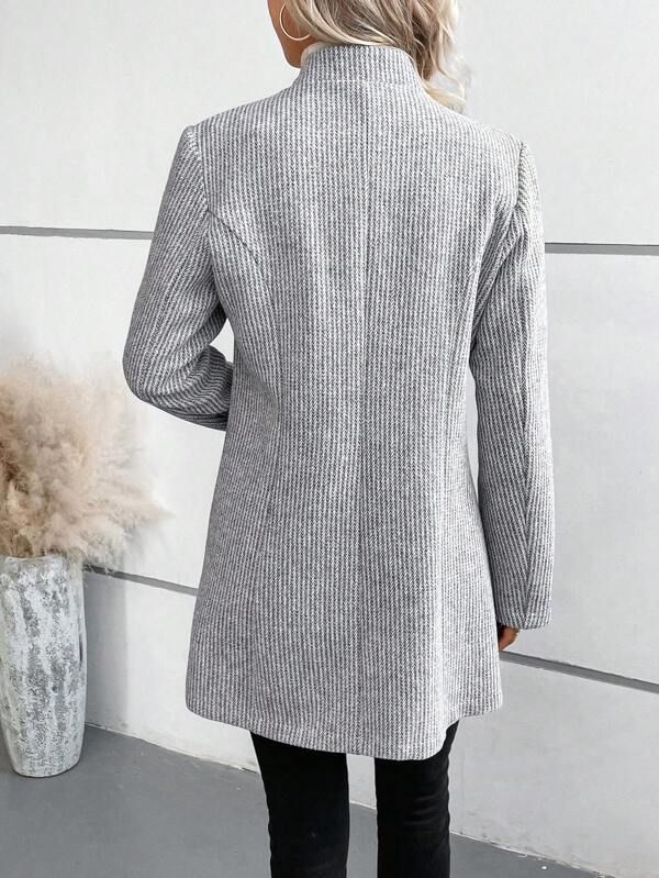 Tanja™ – Eleganter kragenloser Langarm-Überwurf