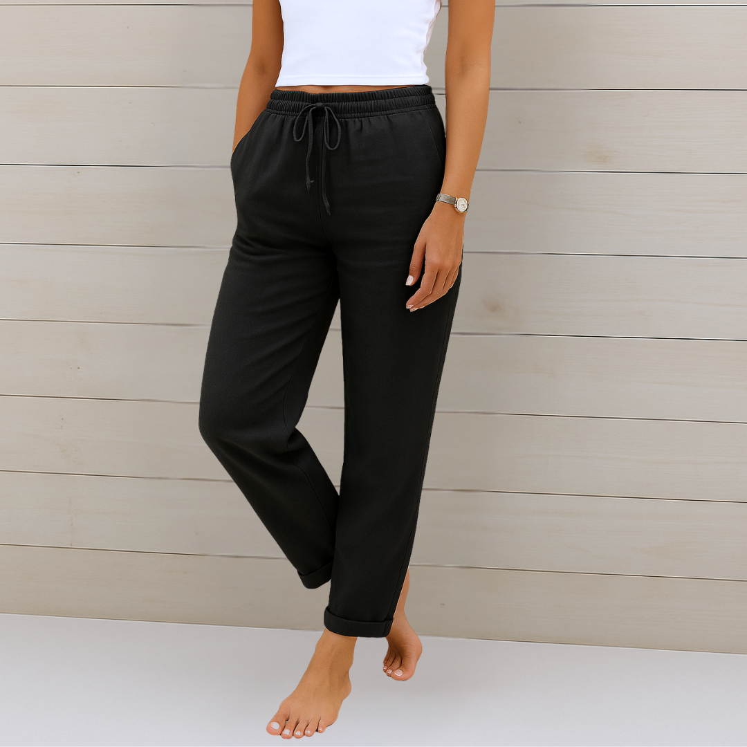 Alyse™ - Premium Leinen Stretch-Hose
