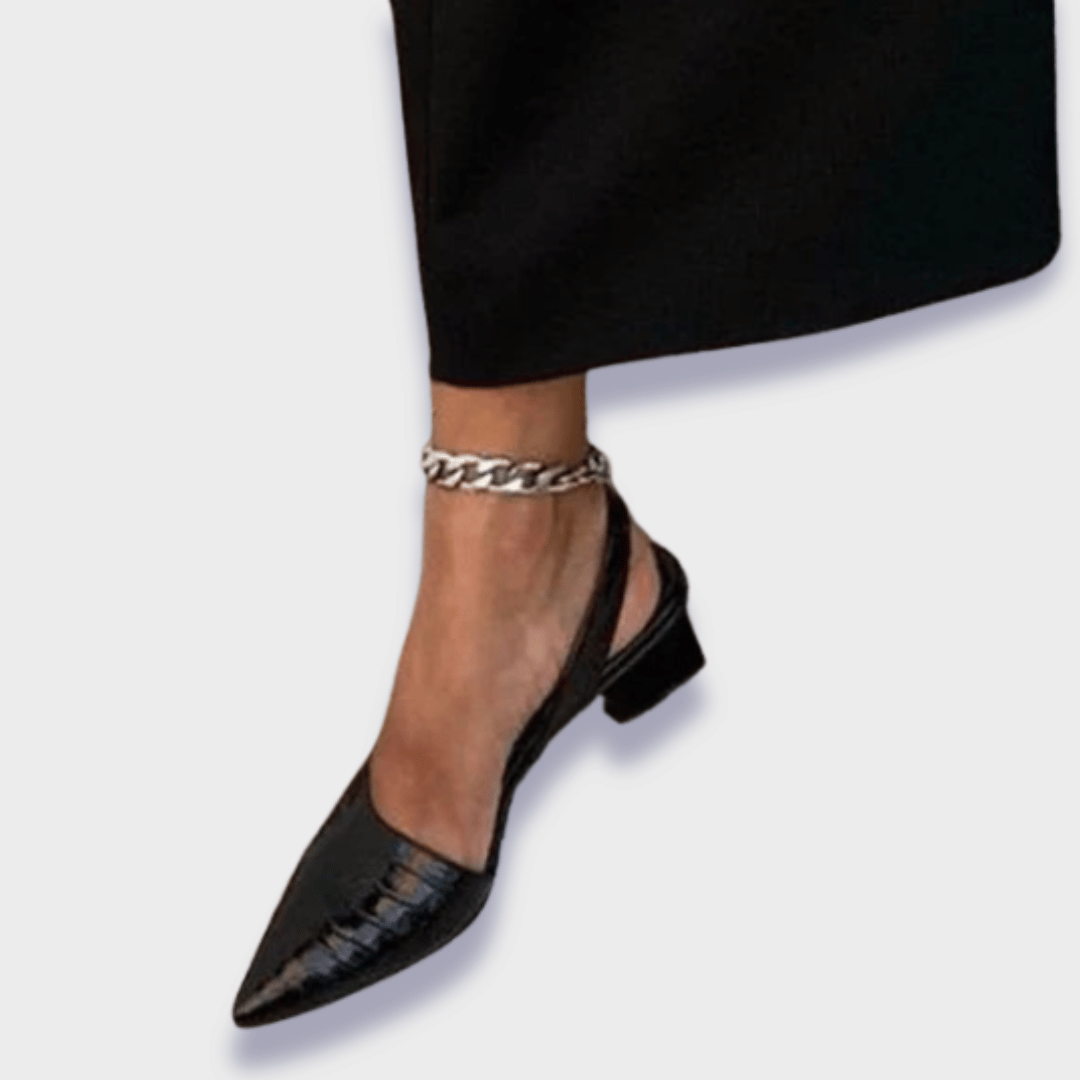 Heidi | Premium Synthetikleder Orthopädische Pumps