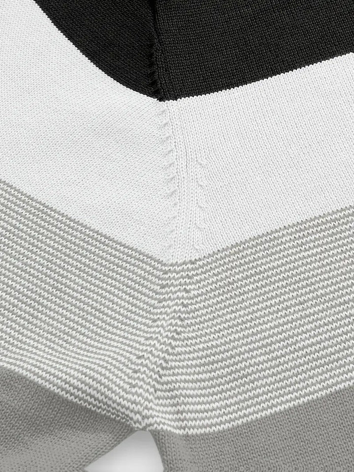 Brit & Boho™️ | Der Luxe Colorblock Quarter Zip