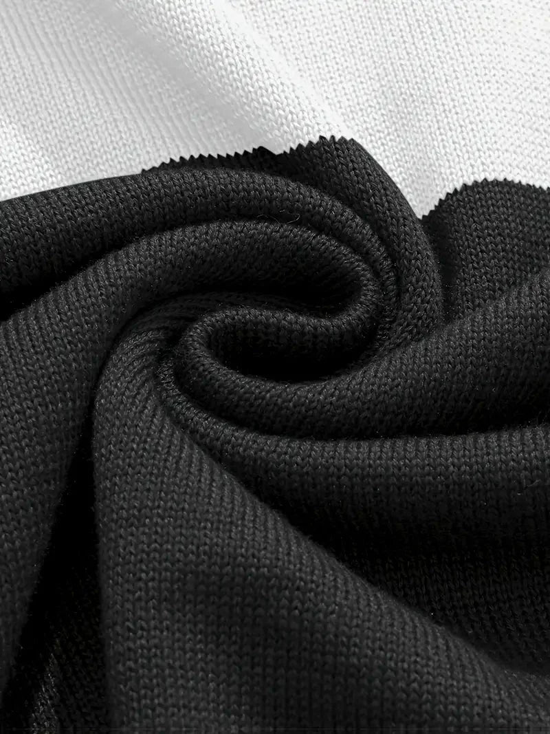 Brit & Boho™️ | Der Luxe Colorblock Quarter Zip