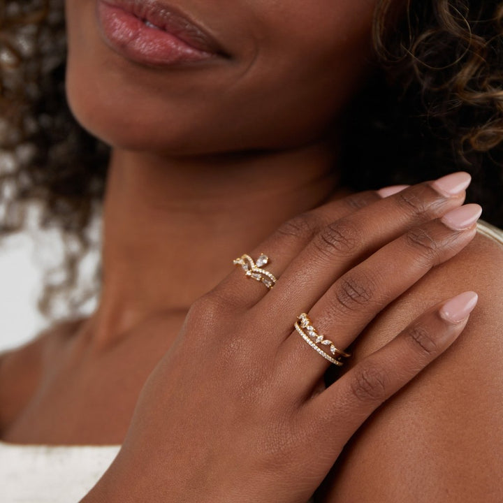 Valeria - Eleganter Kristallring