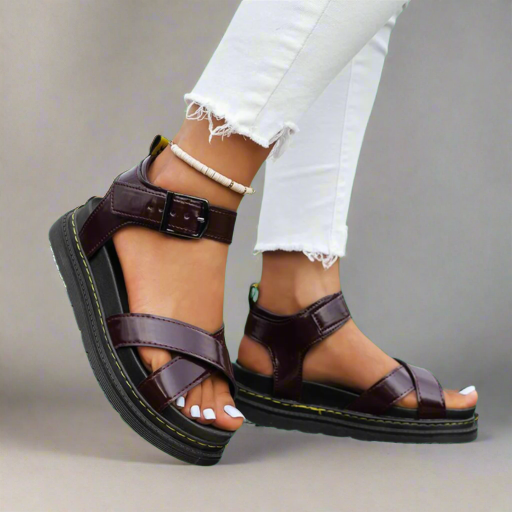 Verena | Bequeme Orthopädische Sandalen Aus Luxuriösen Weichen Materialien Für Schmerzfreies Gehen