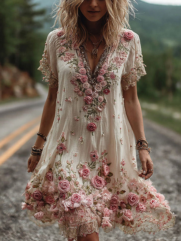 Tilly™ - Vintage Kurzarmkleid
