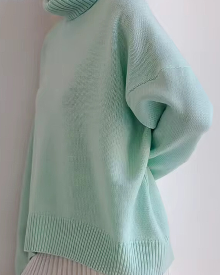 Lesley - Oversized Rollkragenpullover