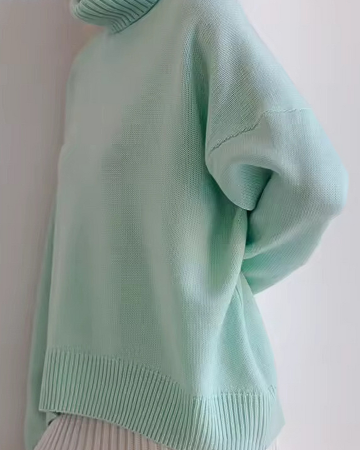Lesley - Oversized Rollkragenpullover