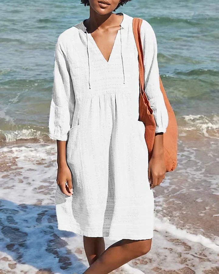 Serena™ - Damen Entspanntes Bohemian Kleid