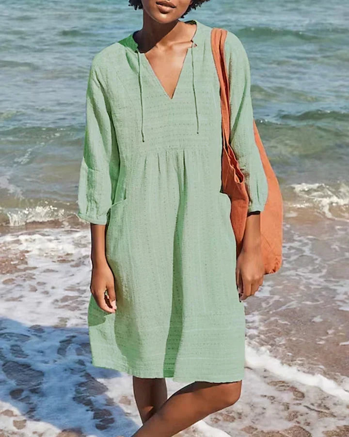 Serena™ - Damen Entspanntes Bohemian Kleid