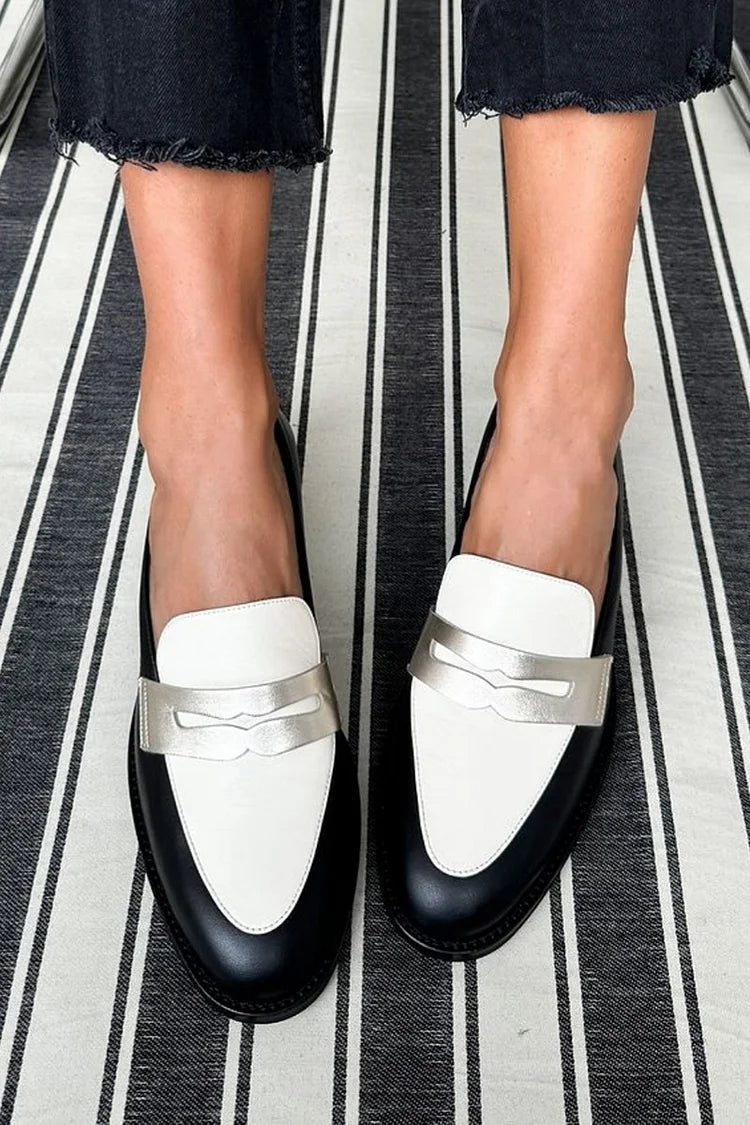 MONOCHROME KLASSISCHE LOAFERS