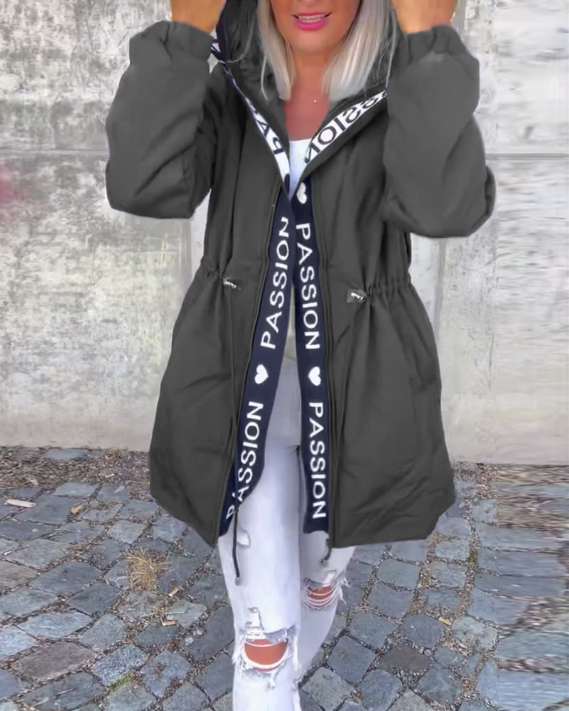 Alexa™ - Lässiger Mantel mit Kapuze