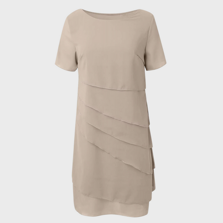 Elara™ - Geschichtetes Chiffonkleid