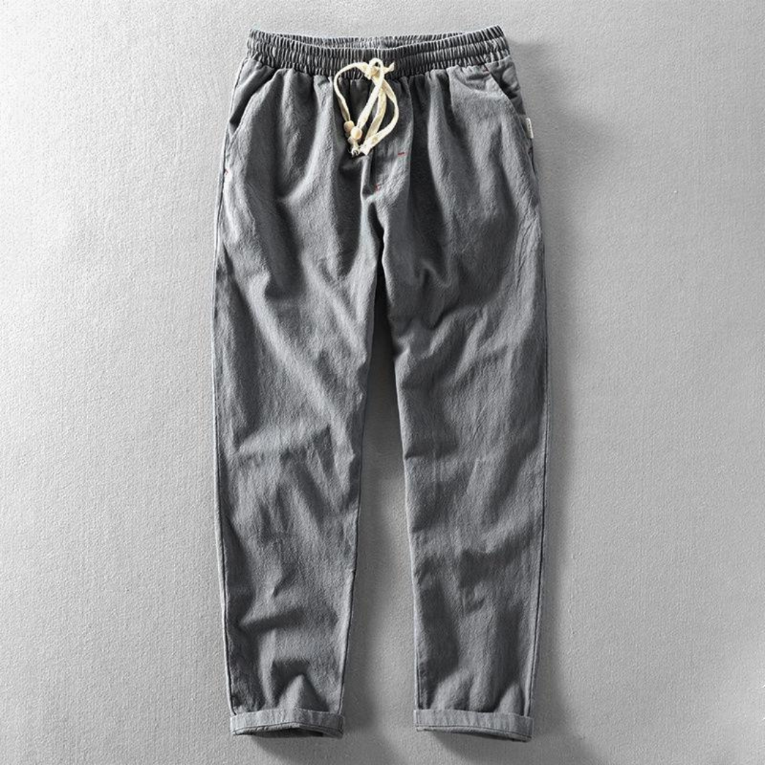 GILES | BEQUEME LEINENHOSE