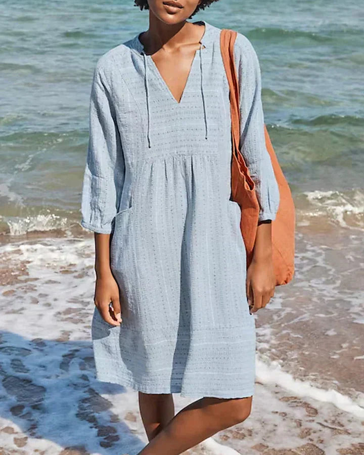 Serena™ - Damen Entspanntes Bohemian Kleid