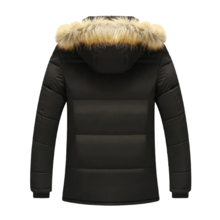 Elegante Gepolsterte Fleece Winterjacke