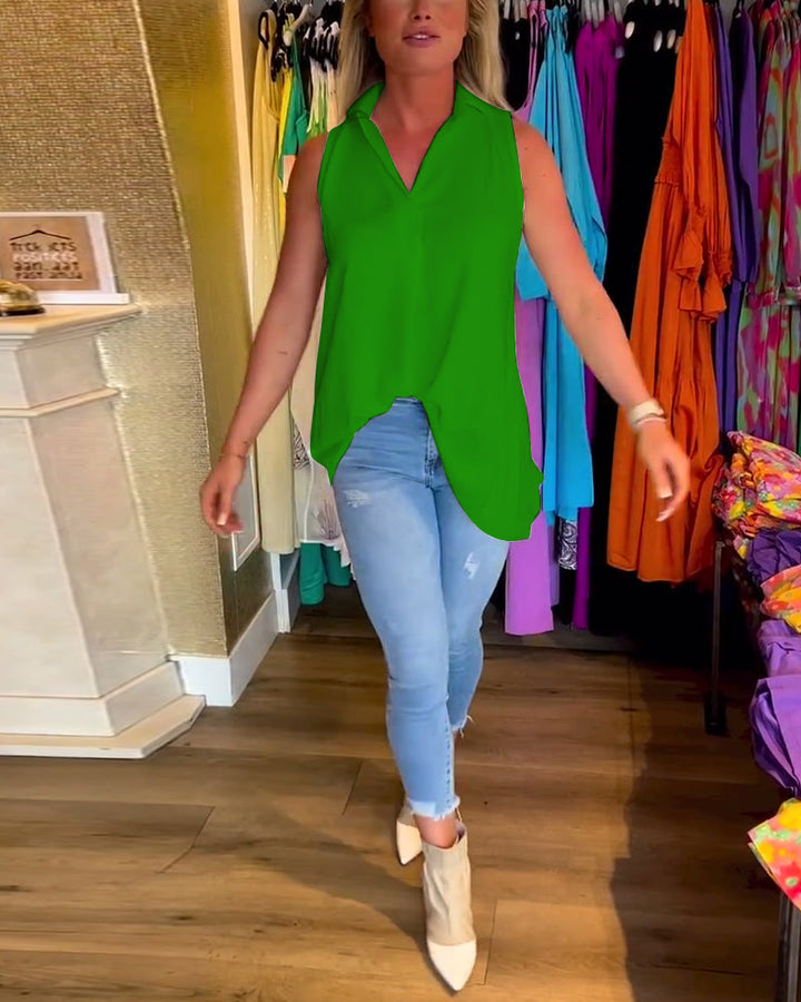 Alana™ - Zeitloses Rüschenloses Top