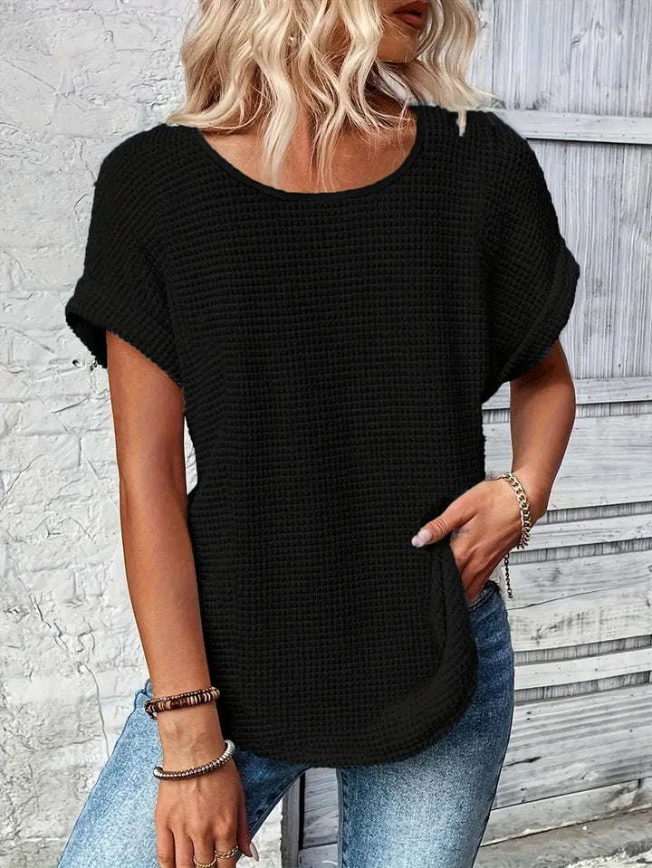 Oliv™ - Bequemes Rundhals-T-Shirt