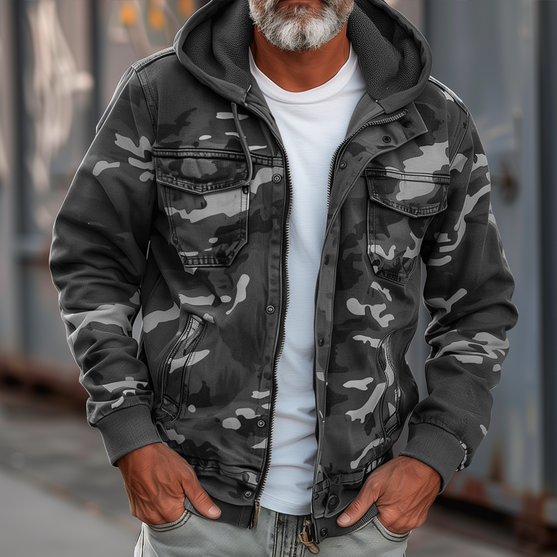 Philipp™ - Herren Camouflage Cargo Jacke