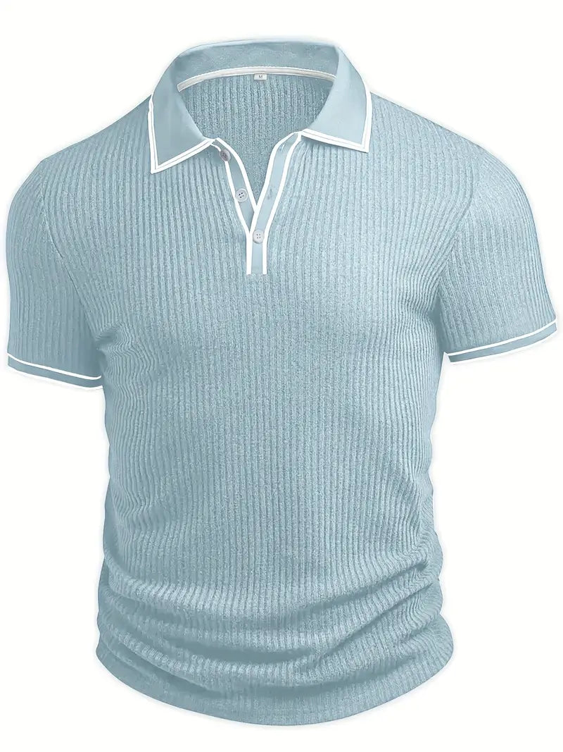 Emilio™ - Herren maßgeschneiderte gerippte Polo