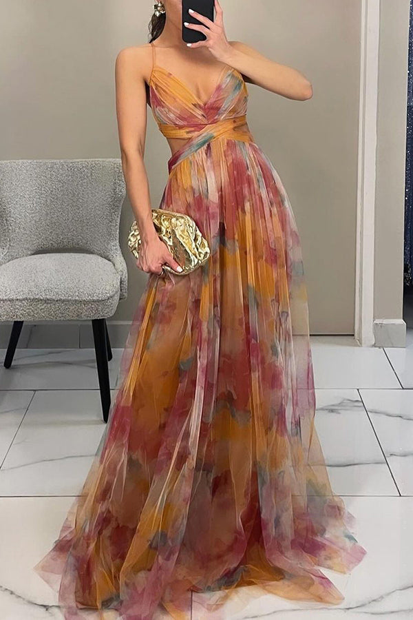 Alina | Atemhaftes Maxi-Kleid