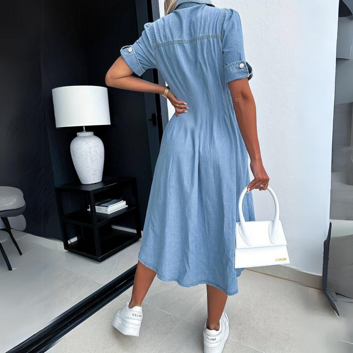 Alissa™ - Trendy Denim Kleid