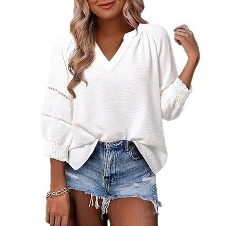 Gianna™ - Legere elegante Bluse mit Laternenärmeln für den Sommer