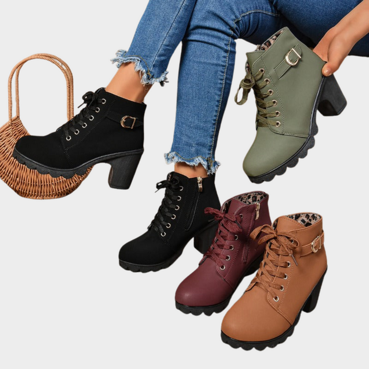 Kenna | Blockabsatz-Ankle Boots