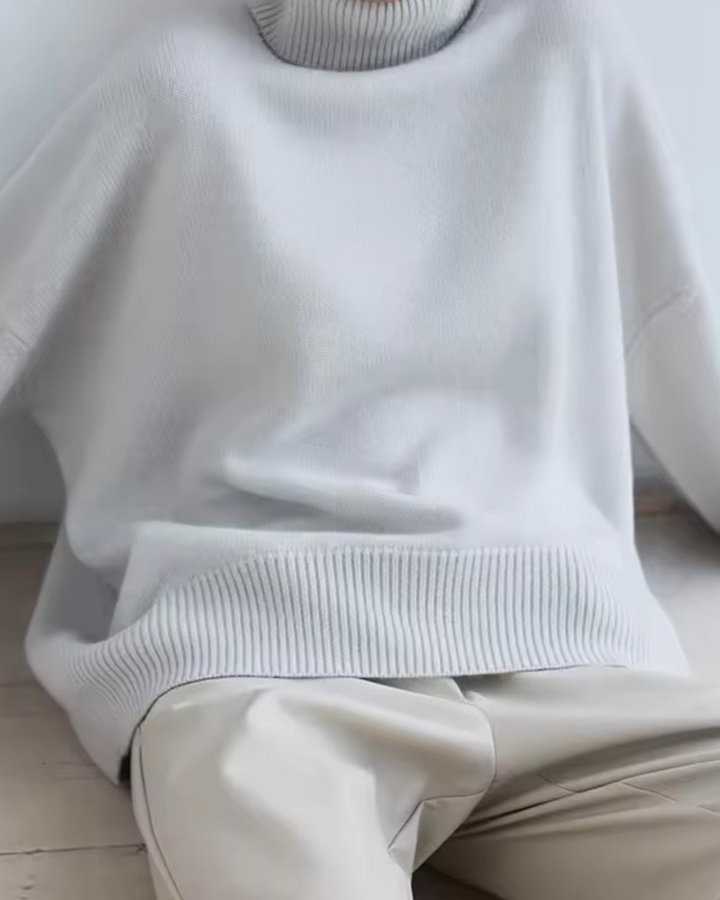 Lesley - Oversized Rollkragenpullover