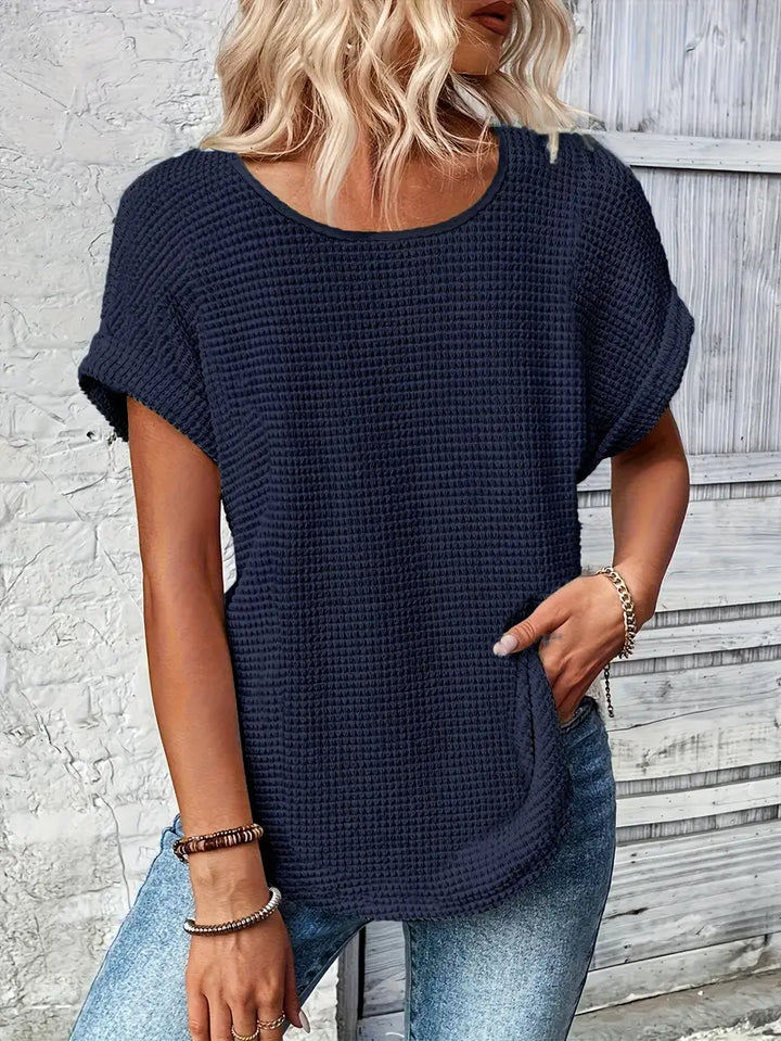 Oliv™ - Bequemes Rundhals-T-Shirt