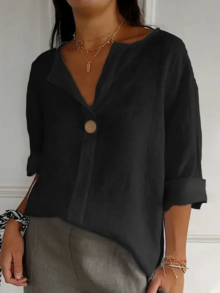 Jessa™ - Legere V-Ausschnitt Bluse