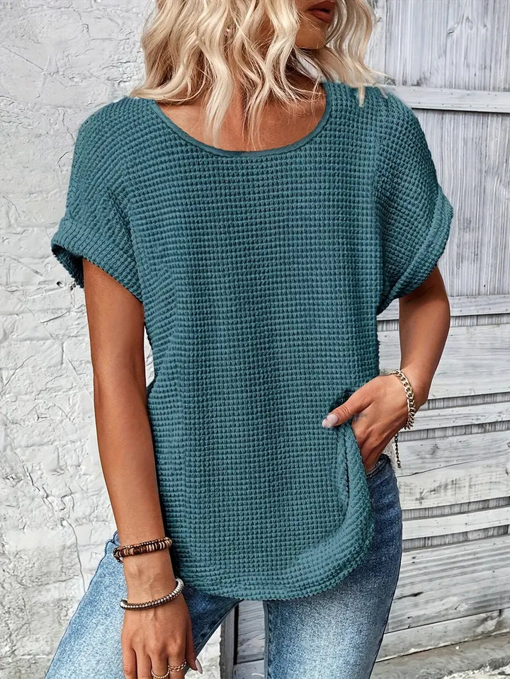 Oliv™ - Bequemes Rundhals-T-Shirt