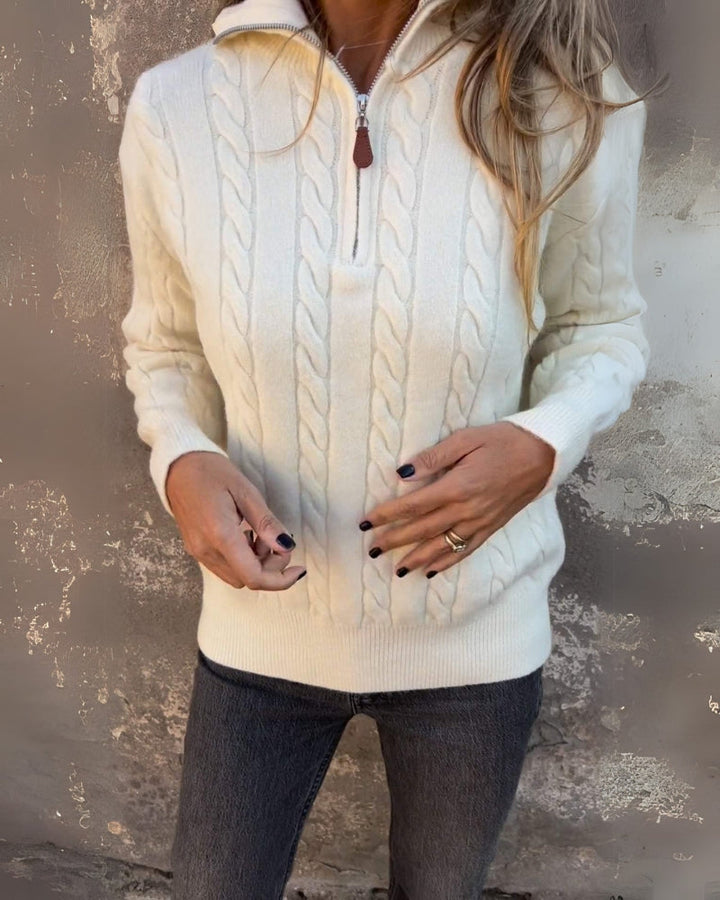 Rosalia™ - Premium Freizeit-Half-Zip-Pullover